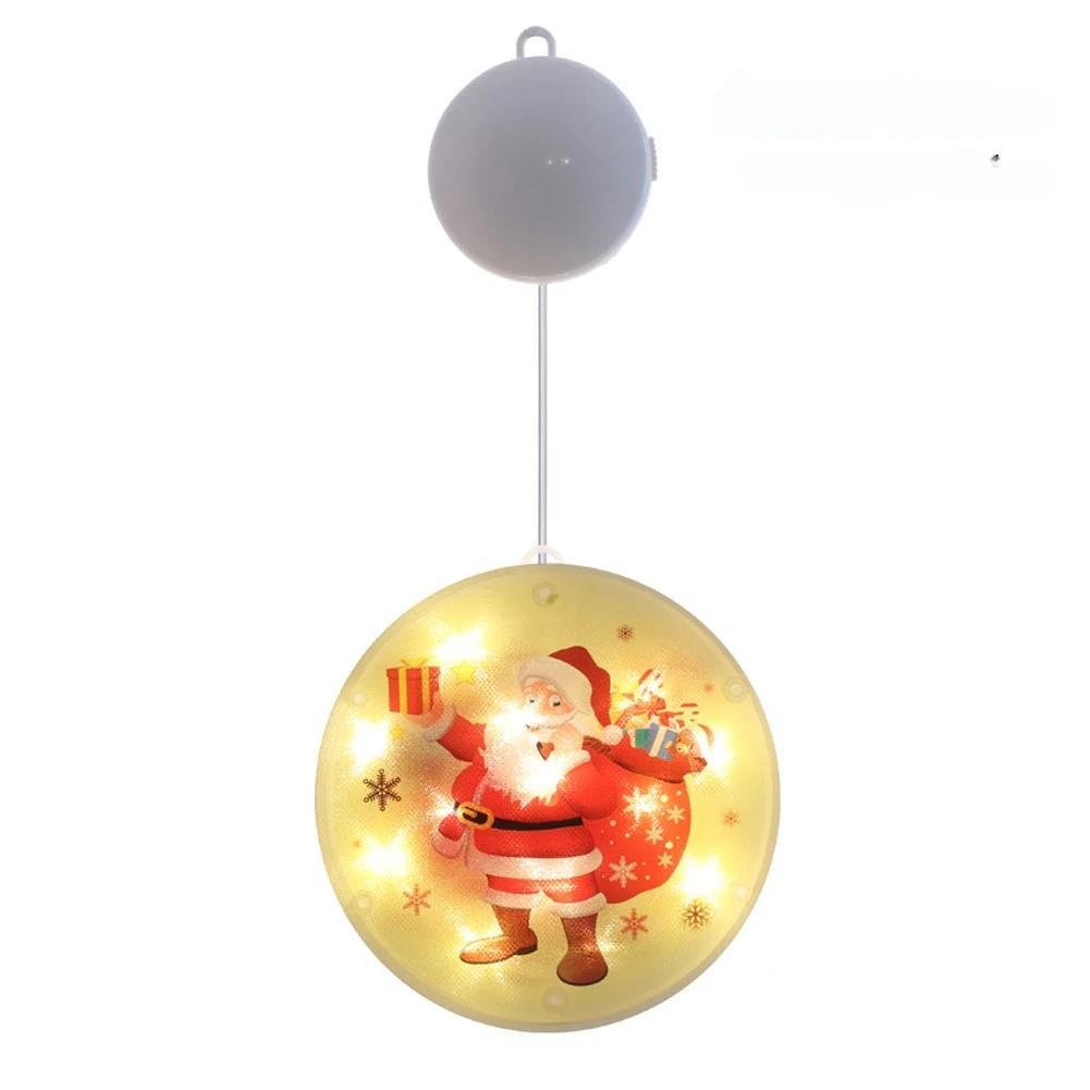 Christmas Tree LED Window Lights – 3D Battery-Powered Fairy Glow with Easy Hang & Double-Sided Tape