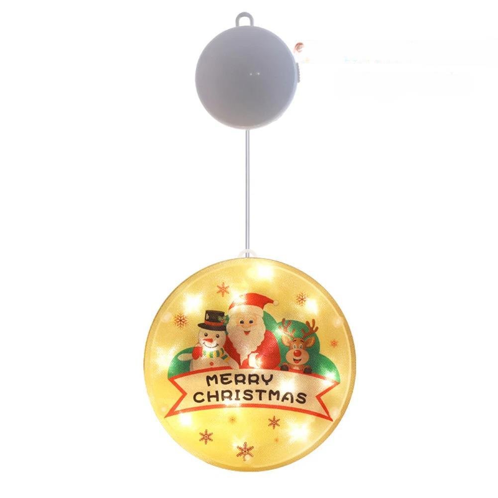 Christmas Tree LED Window Lights – 3D Battery-Powered Fairy Glow with Easy Hang & Double-Sided Tape