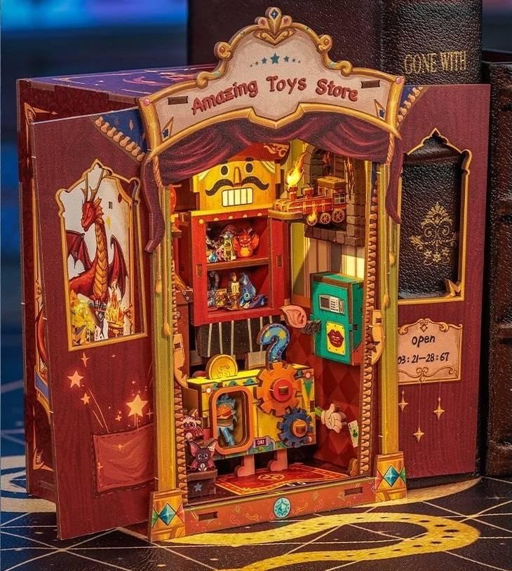 Amazing Toy Store DIY Book Nook Kit | Mini Magic Shop
