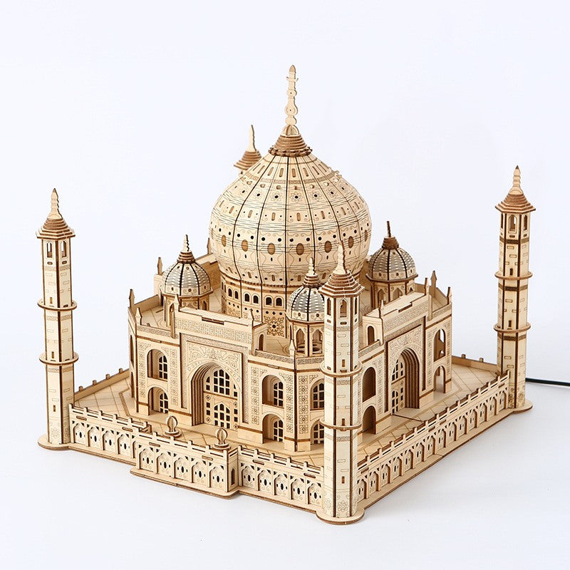 Taj Mahal with Light | Architecture 3D Wooden Puzzle | Mechanical