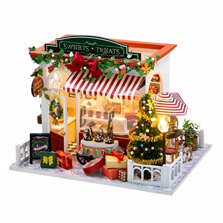 Christmas Dessert Shop DIY Miniature House Kit
