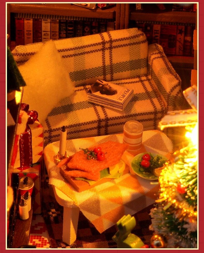 Christmas Diary DIY Book Nook Kit