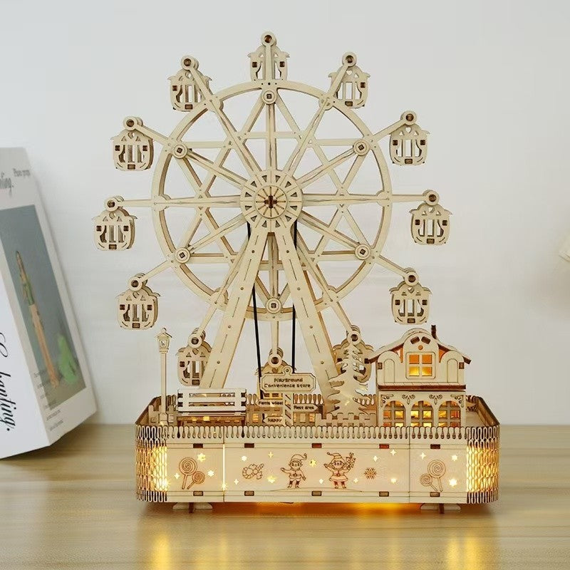 Christmas Ferris Wheel 3D Wooden Puzzles