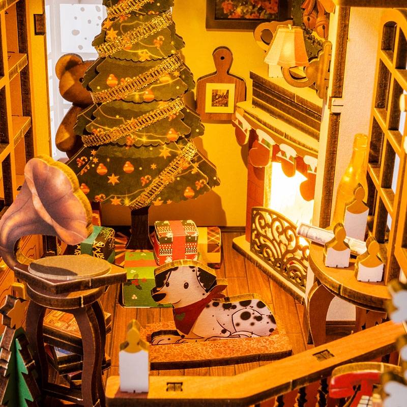 Christmas House DIY Book Nook Kit