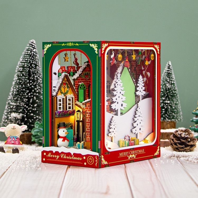 Christmas Winter DIY Book Nook Kit