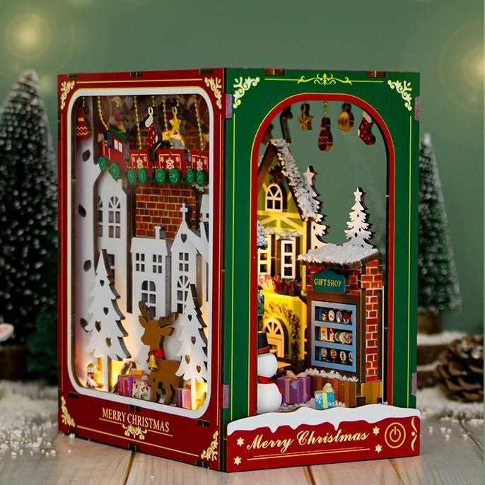 Christmas Winter DIY Book Nook Kit