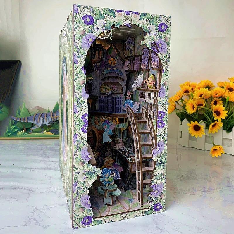 Elf Castle DIY Book Nook Kit | Bookshelf Decor