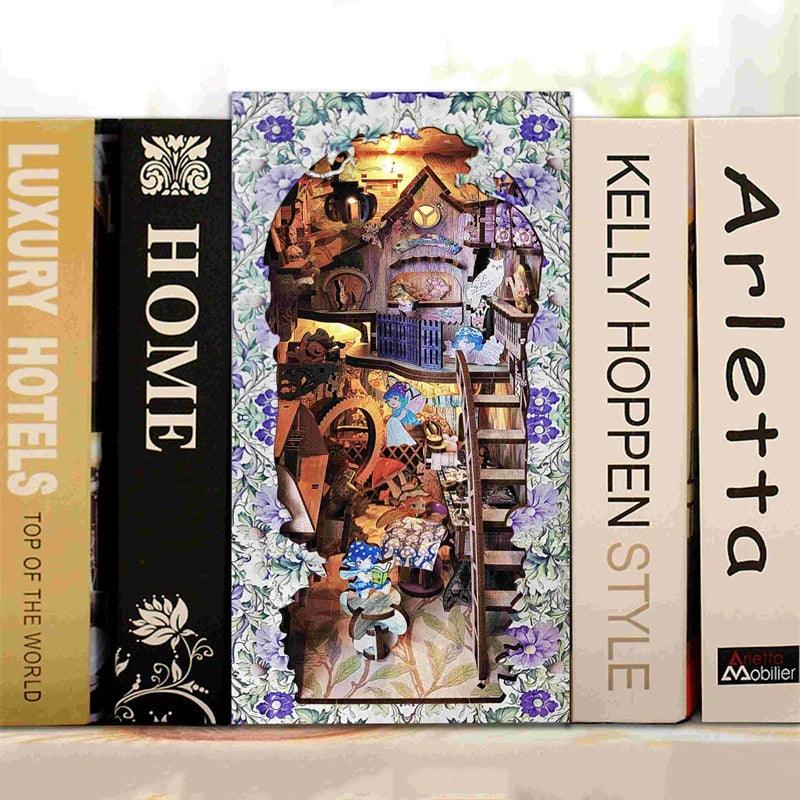 Elf Castle DIY Book Nook Kit | Bookshelf Decor