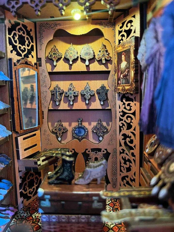 Gorgeous Wardrobe of Duchess 3D Wooden Book Nook