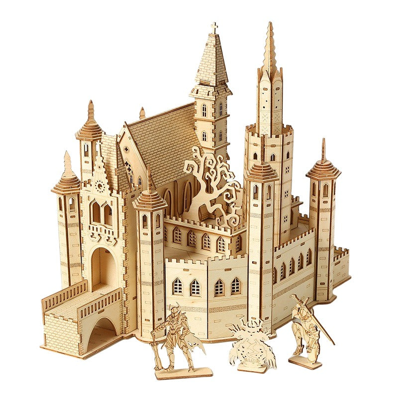 The Lost Castle | Architecture 3D Wooden Puzzle | Mechanical