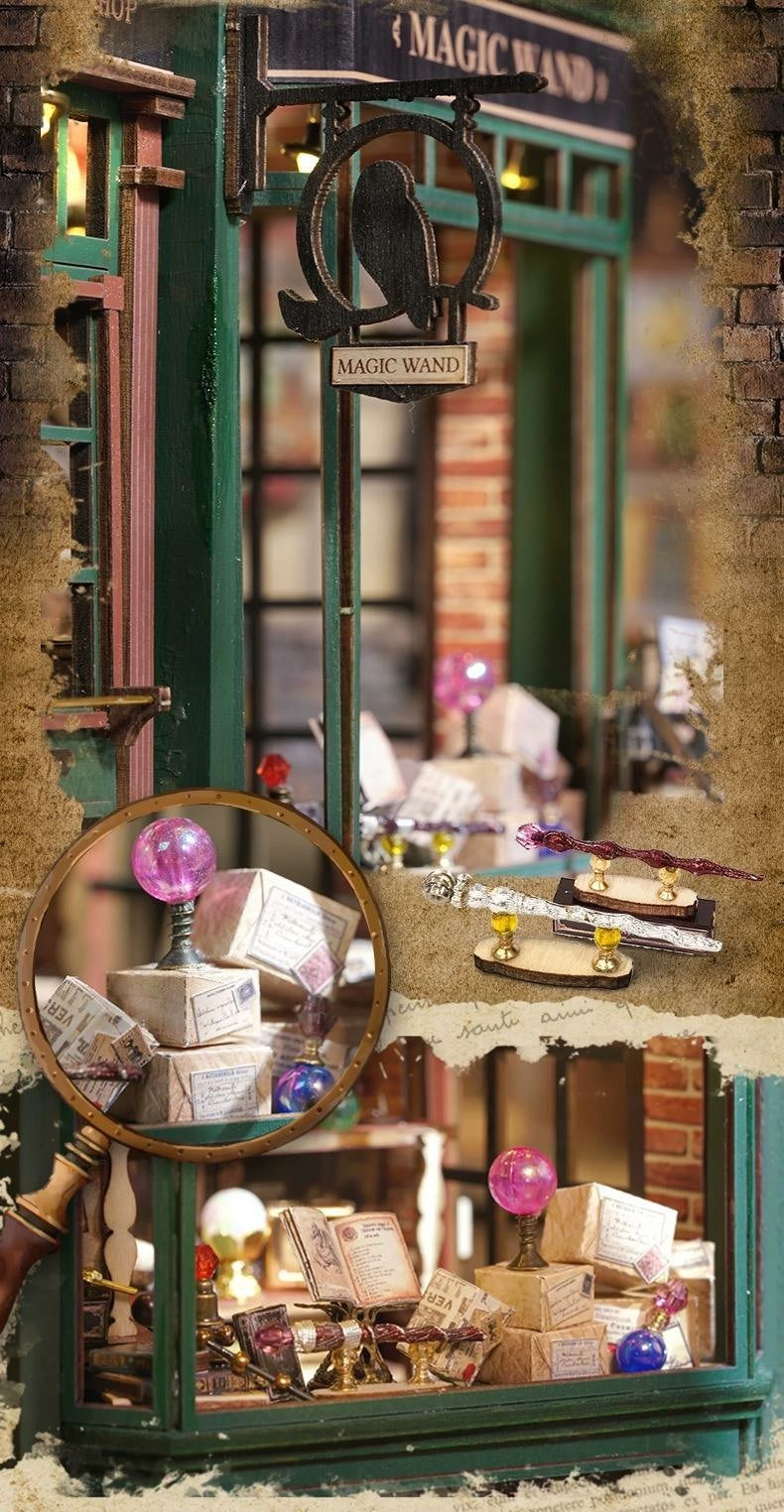 Magic Wand Shop DIY Miniature House Kit