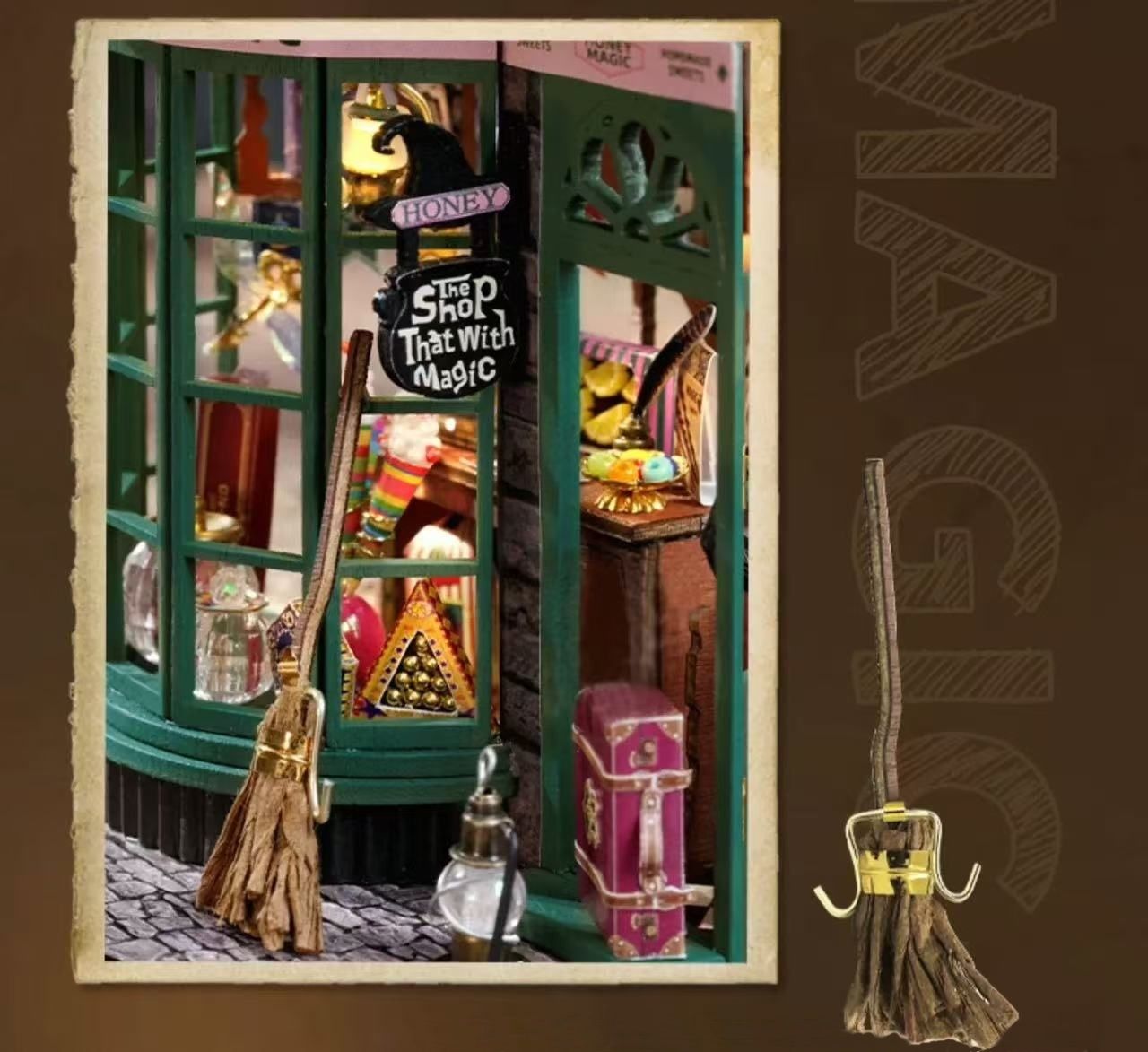 Magic Shop DIY Miniature House Kit | Dream Bottle Series