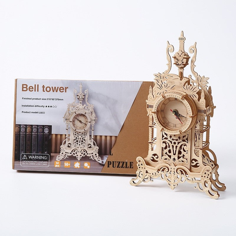 Old Clock Tower 3D Wooden Puzzle