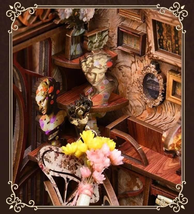 Painter's Day at Dusk DIY Book Nook Kit | Art Nouveau Inspired