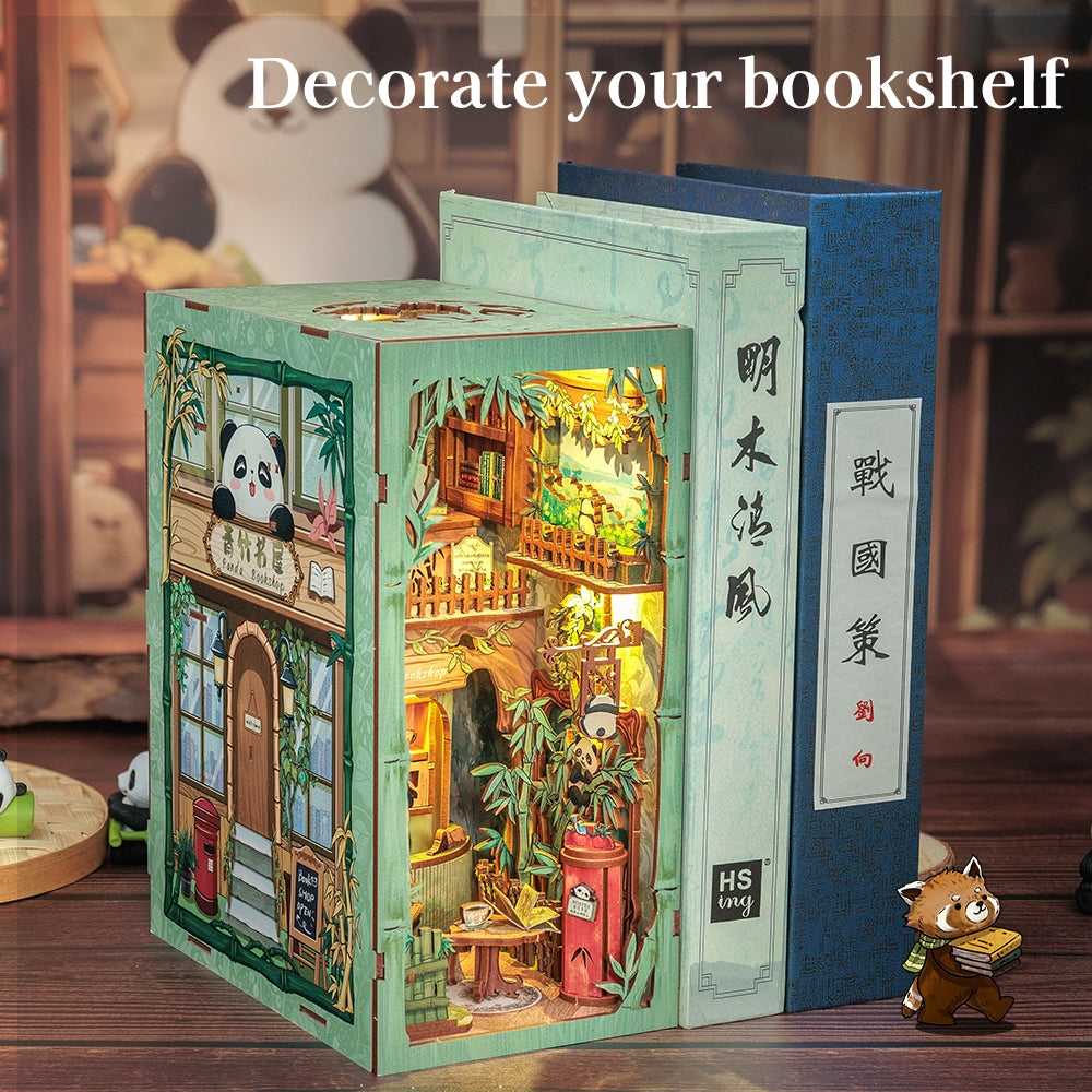 Panda Bookshop DIY Book Nook Kit