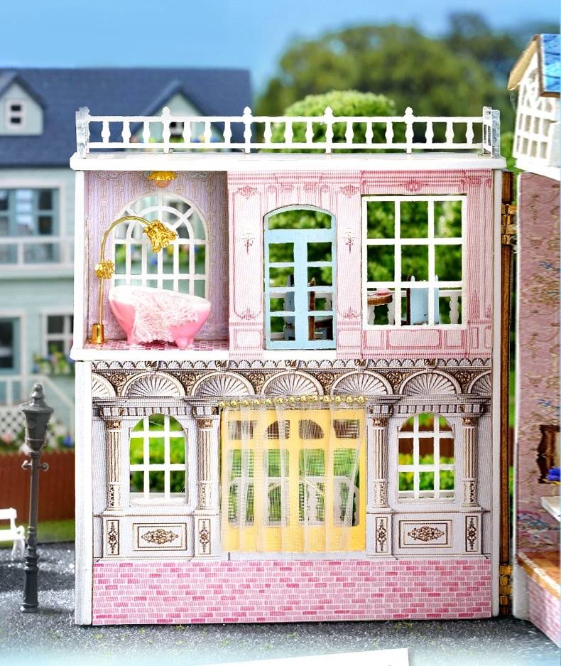 Romantic Castle DIY Miniature House Kit | Mini House