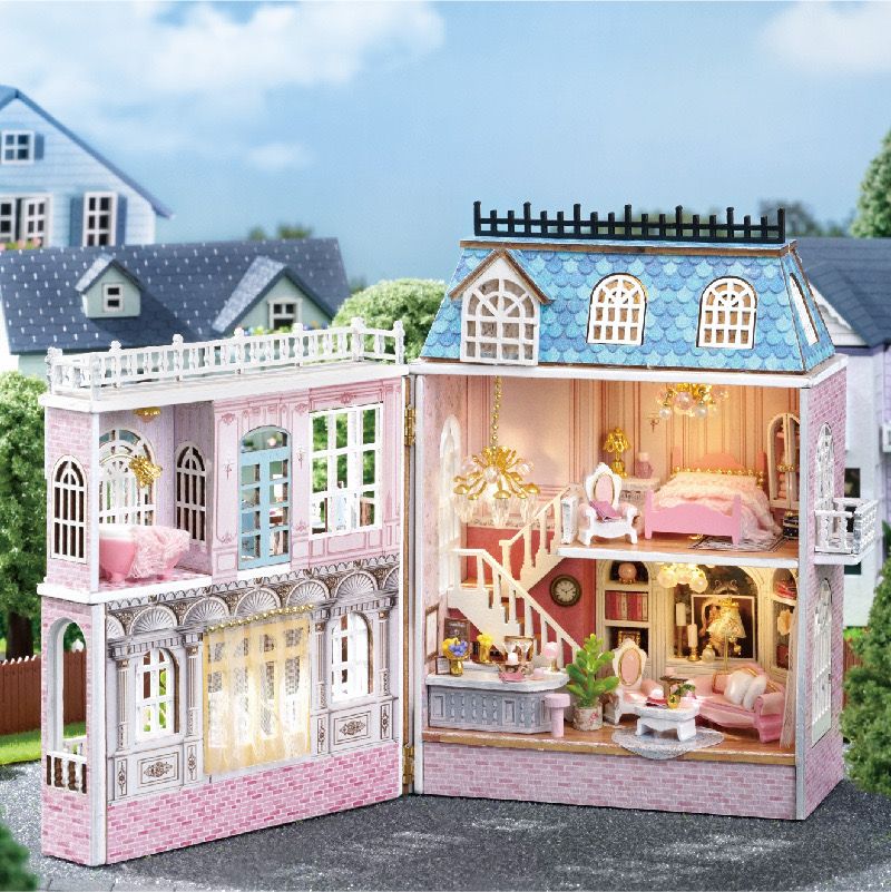 Romantic Castle DIY Miniature House Kit | Mini House