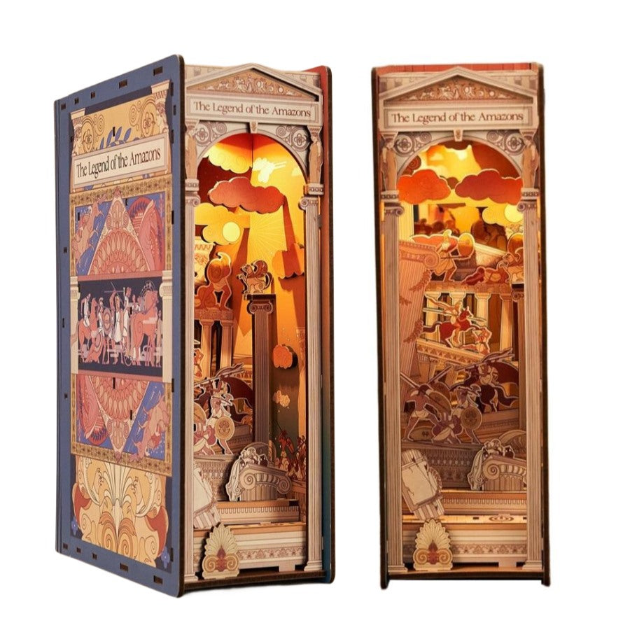 The Legend of the Amazons DIY Book Nook | Greek Art Inspired