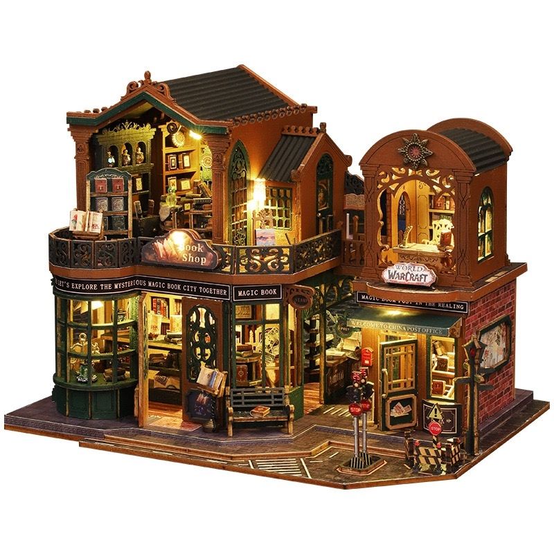 Twilight Bookstore DIY Miniature House Kit