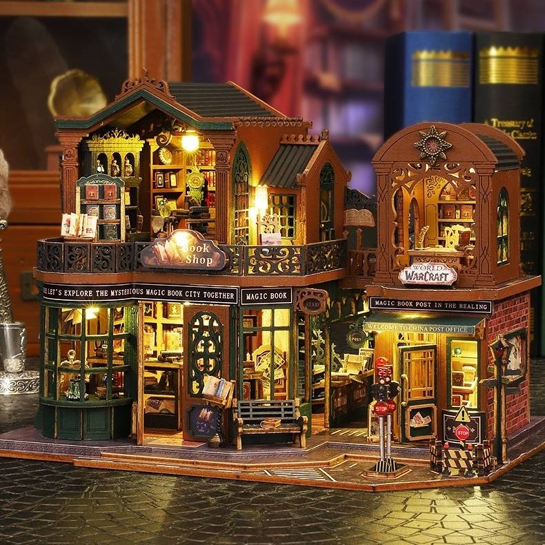 Twilight Bookstore DIY Miniature House Kit