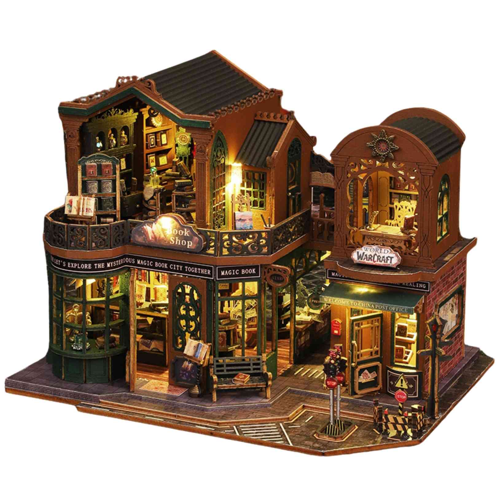 Twilight Bookstore DIY Miniature House Kit