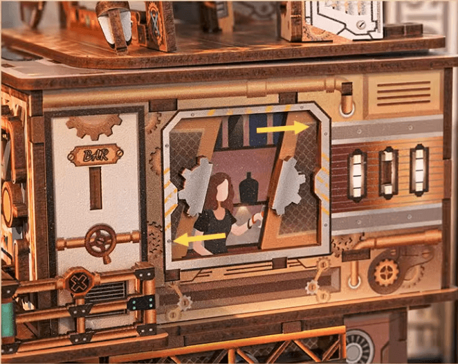 Punk Bar - 3D Wooden Puzzles - Desk Accessories