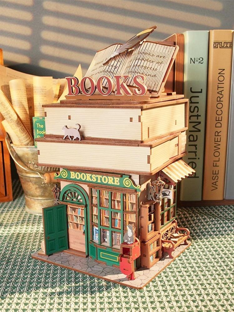 Book Shop | 3D Wooden Puzzle | Miniature Crafts