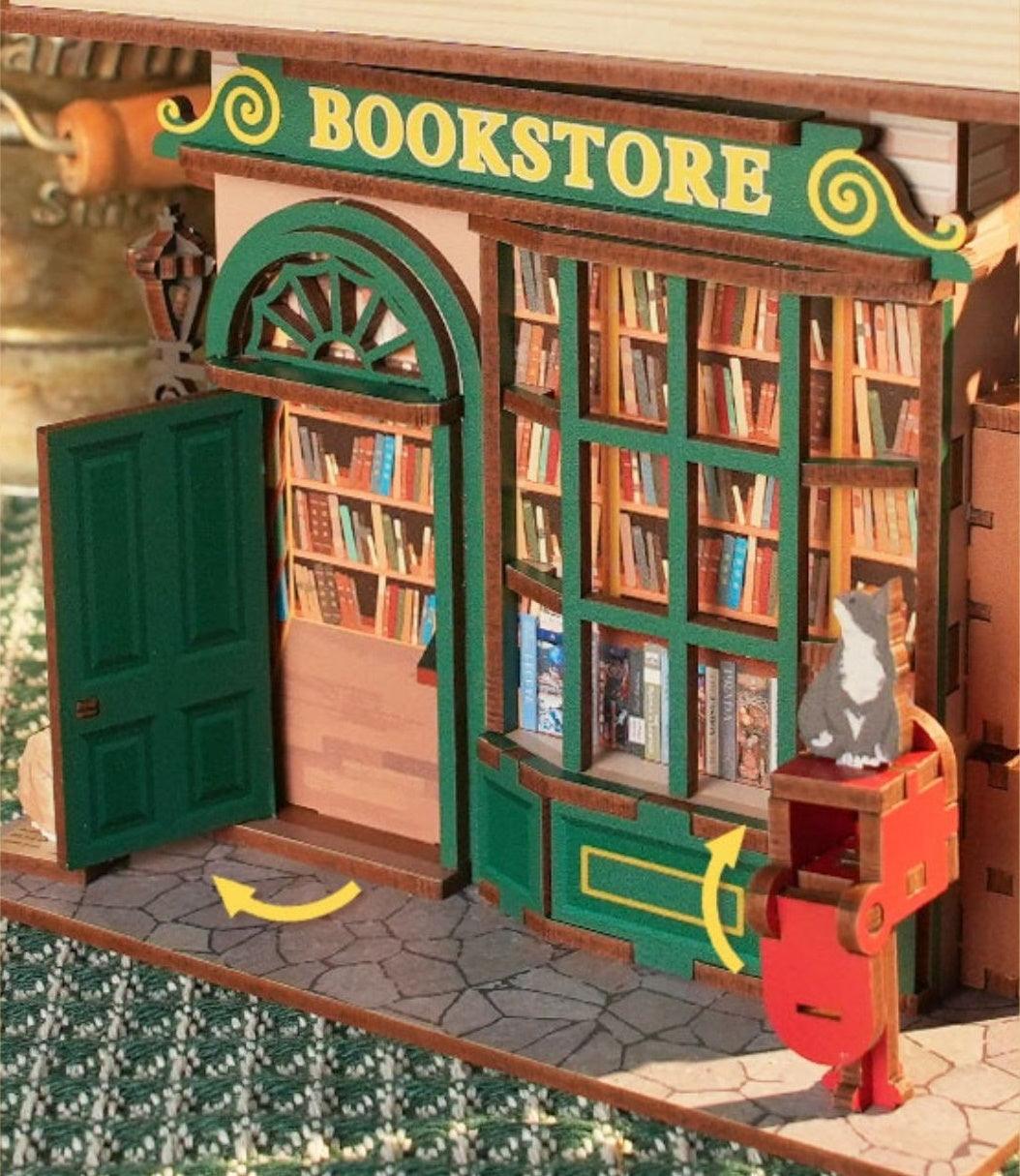 Book Shop | 3D Wooden Puzzle | Miniature Crafts