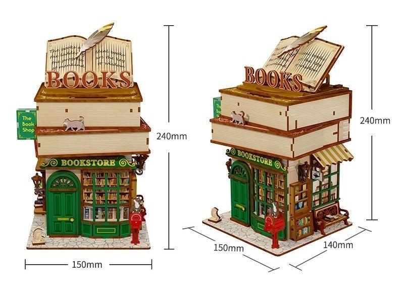 Book Shop | 3D Wooden Puzzle | Miniature Crafts