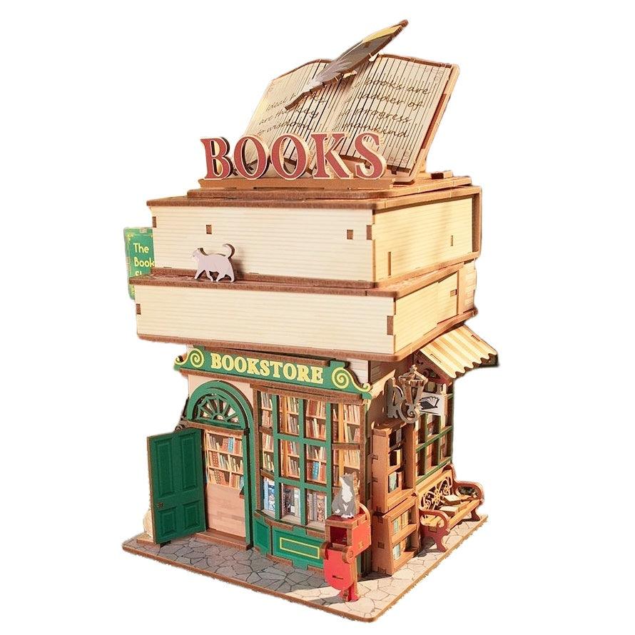 Book Shop | 3D Wooden Puzzle | Miniature Crafts