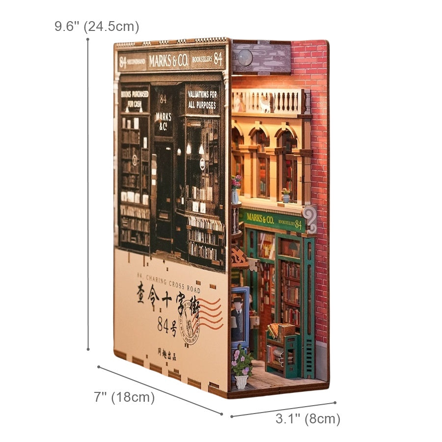 Old England Bookstore DIY Book Nook | 84 Charing Cross Road Inspired