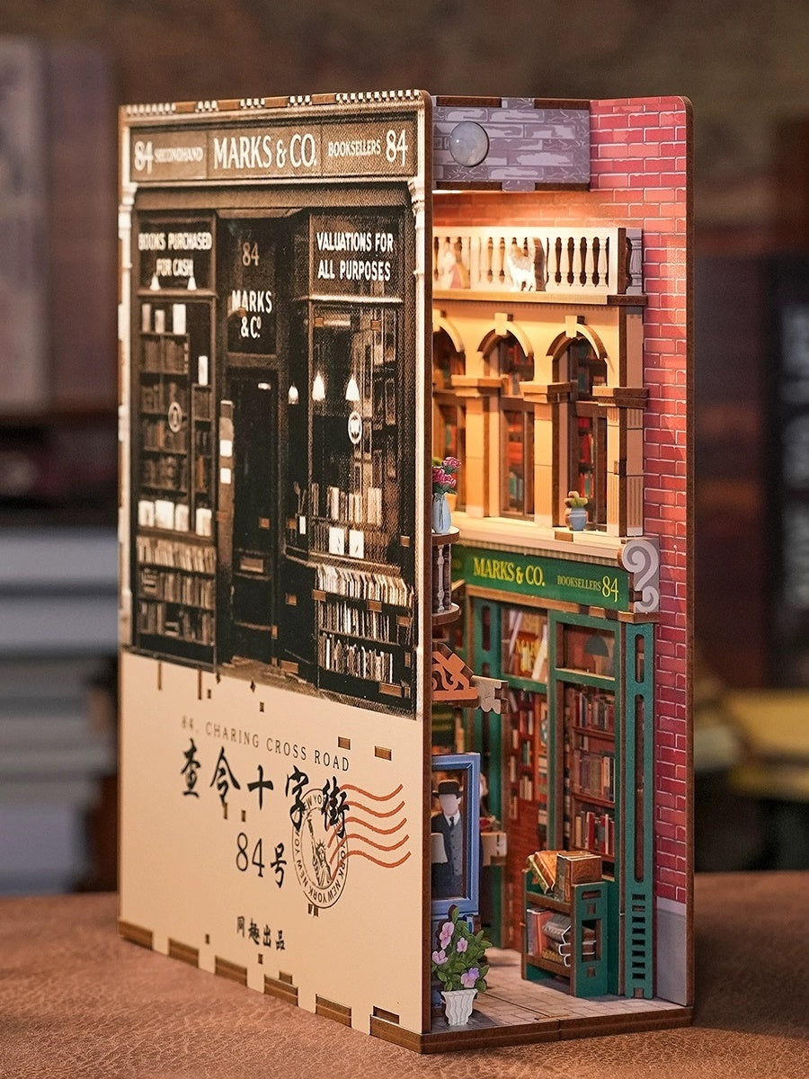 Old England Bookstore DIY Book Nook | 84 Charing Cross Road Inspired