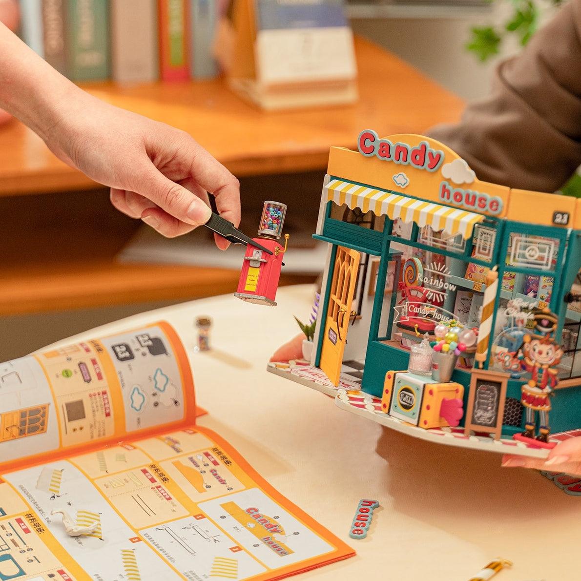 Candy House - DIY Miniature Dollhouse Kit