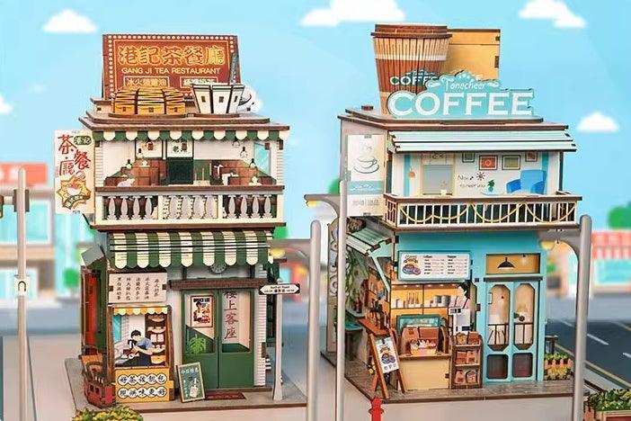 Seaside Cafe - 3D Wooden Puzzles