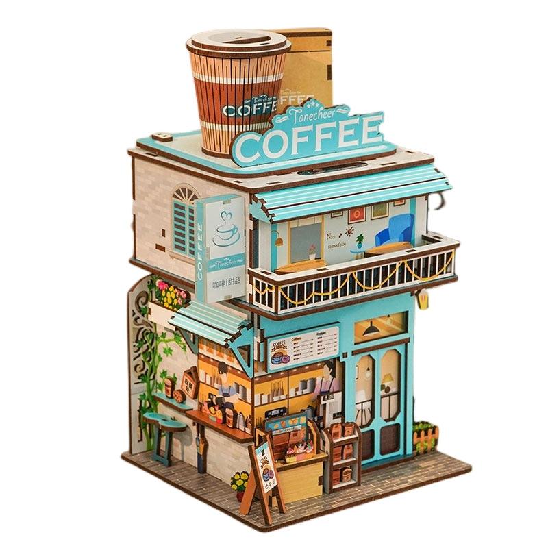 Seaside Cafe - 3D Wooden Puzzles