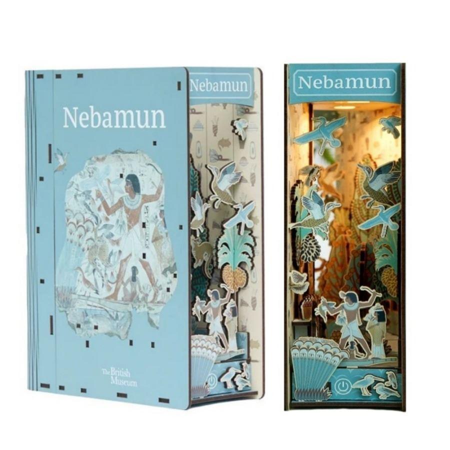 Egypt Nebamun's Garden DIY Wooden Book Nook Kit