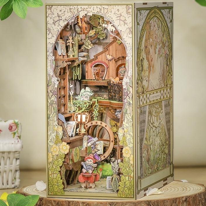 Elven Paradise | DIYBook Nook Kit | Bookshelf Decor