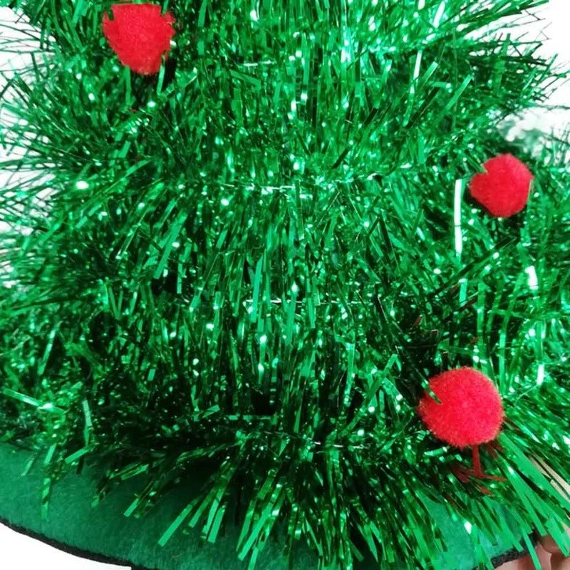 Festive Christmas Tree Hat - Holiday Theme Hat, Santa Hats