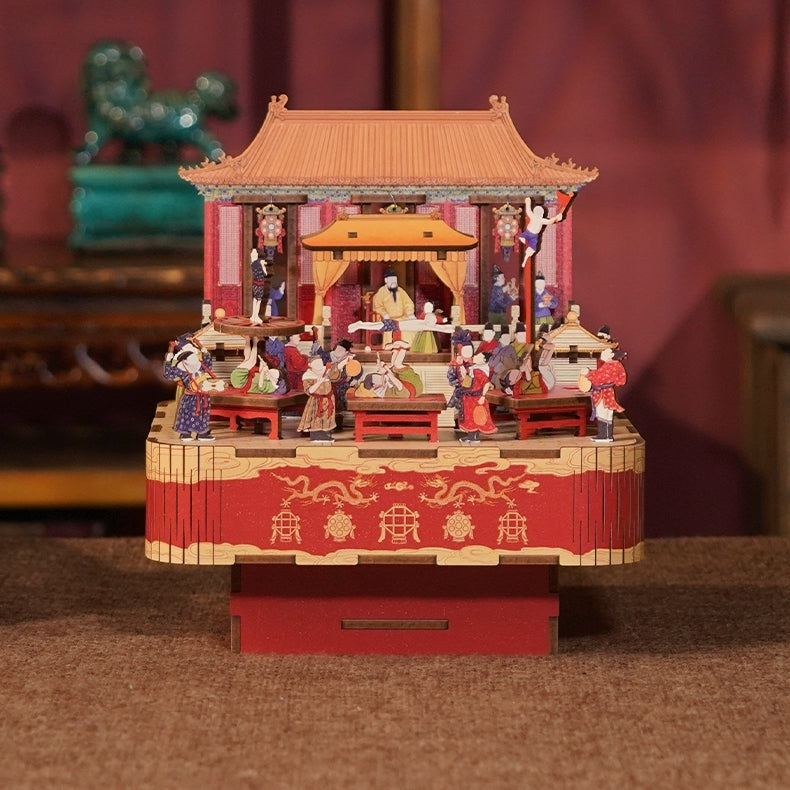 Festivity in Ming Dynasty | 3D Wooden Puzzles | DIY Music Box