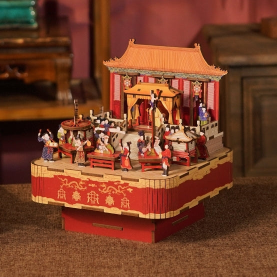 Festivity in Ming Dynasty | 3D Wooden Puzzles | DIY Music Box