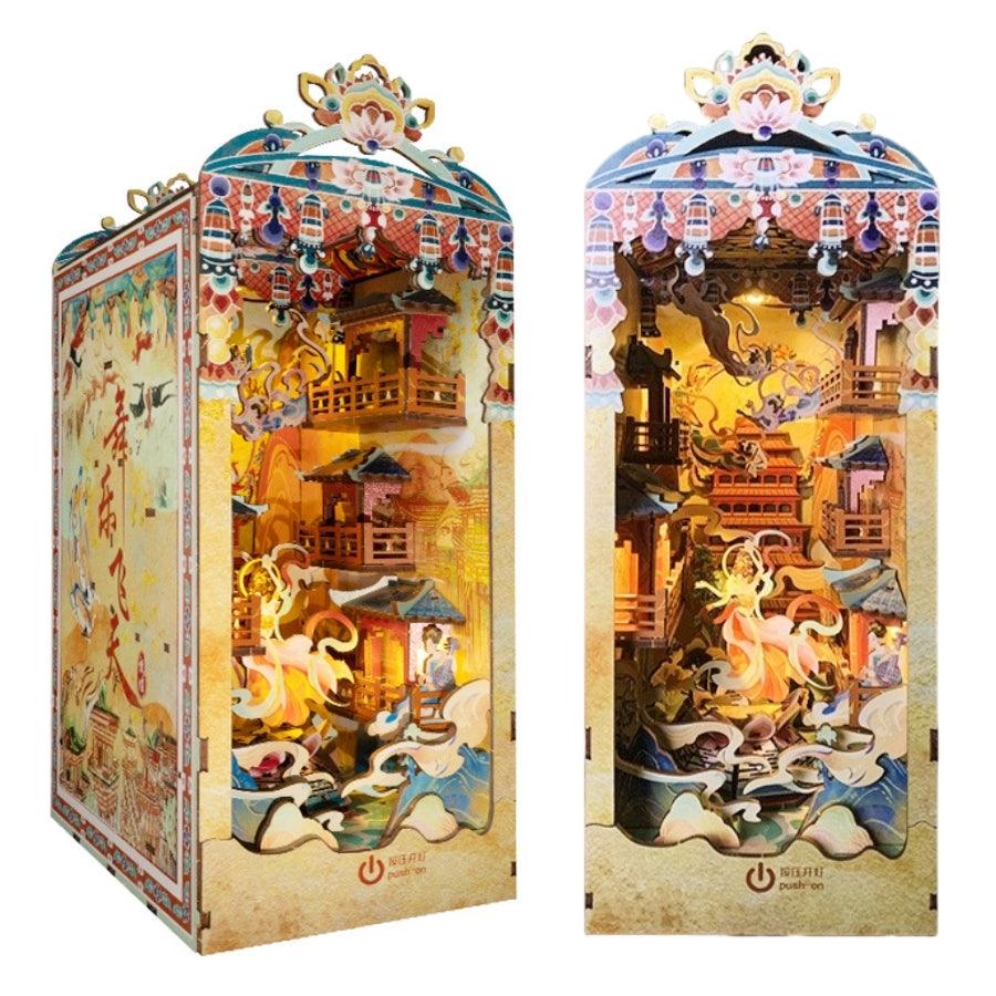 Flying Apsaras - DIY Wooden Book Nook Kit