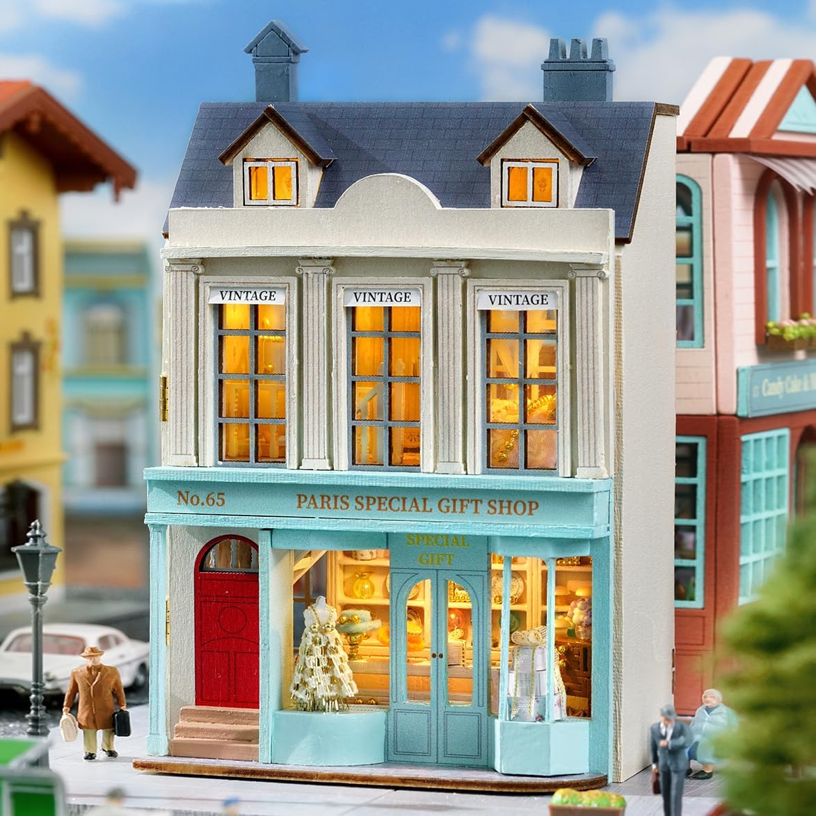 Gift Shop DIY Miniature House Kit | Mini House