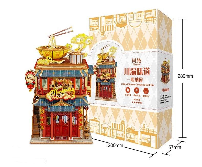 Hot Pot Restaurant | 3D Wooden Puzzle | Miniature Crafts