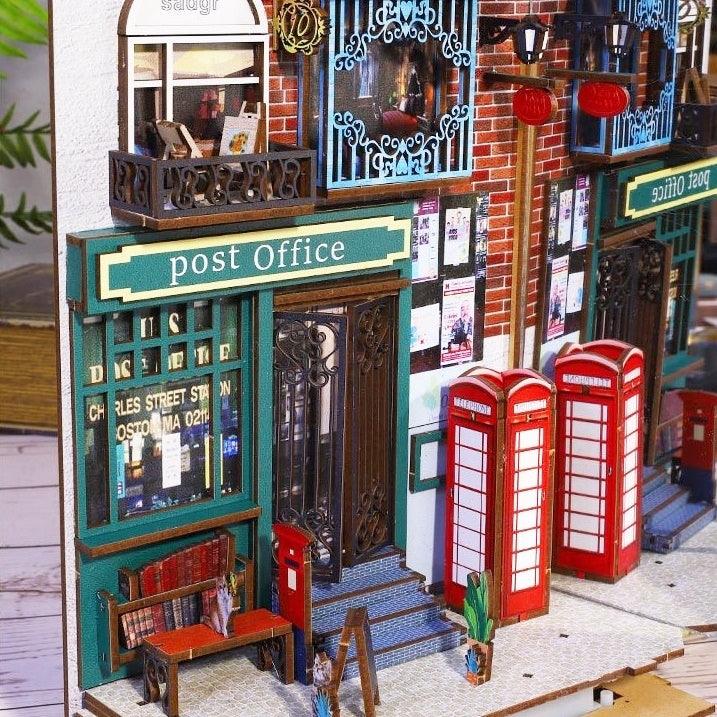 Island Holiday | DIY Wooden Book Nook Kit | Bookshelf Insert Decor