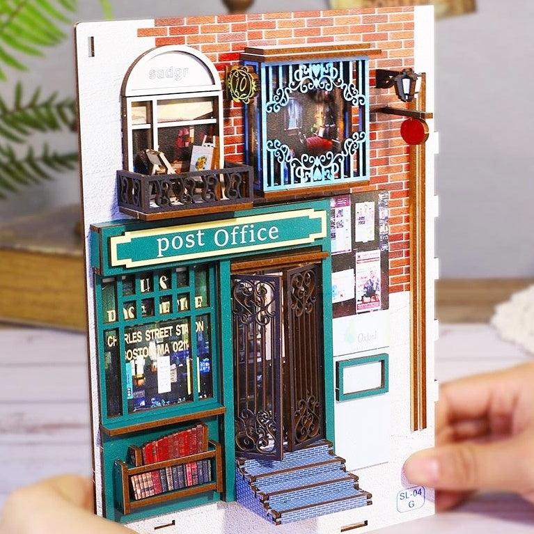 Island Holiday | DIY Wooden Book Nook Kit | Bookshelf Insert Decor