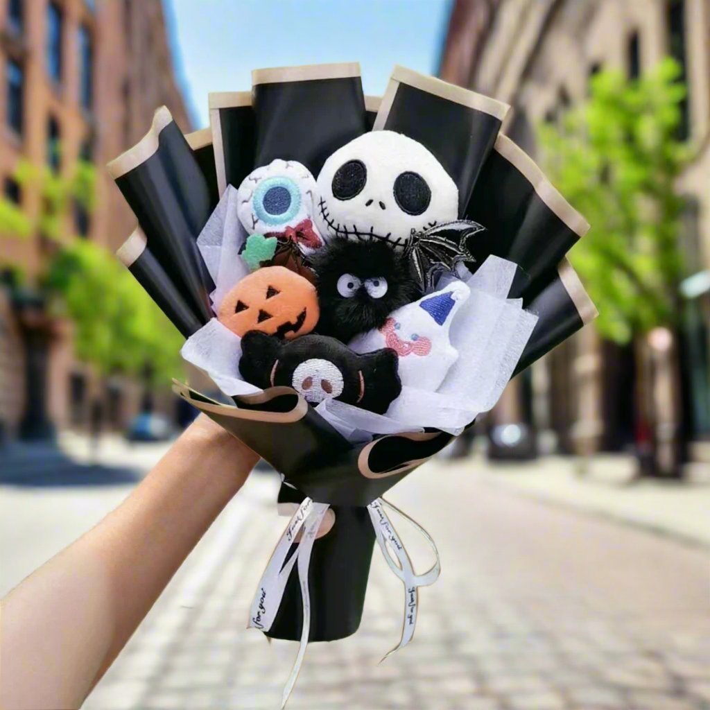 Jack Skellington Bouquet - Halloween Plush Doll Nightmare Before Christmas Bouquet