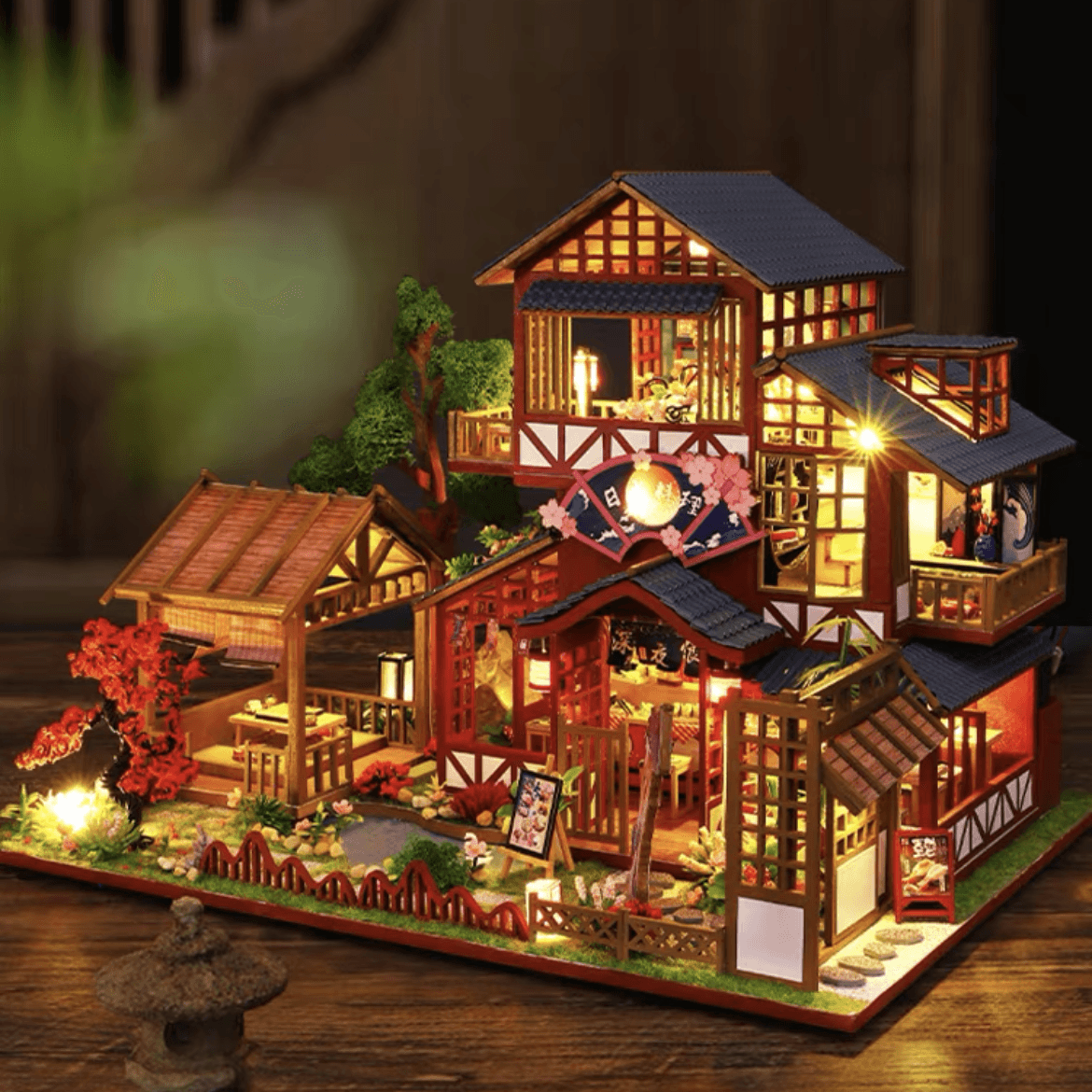 Live In Harmony - Japanese House- DIY Miniature Dollhouse Kit