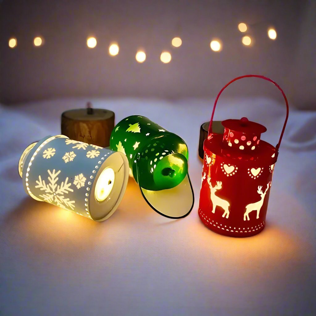 LED Festive Glow Lanterns – Enchanting Candle Lights for a Magical Christmas Ambiance