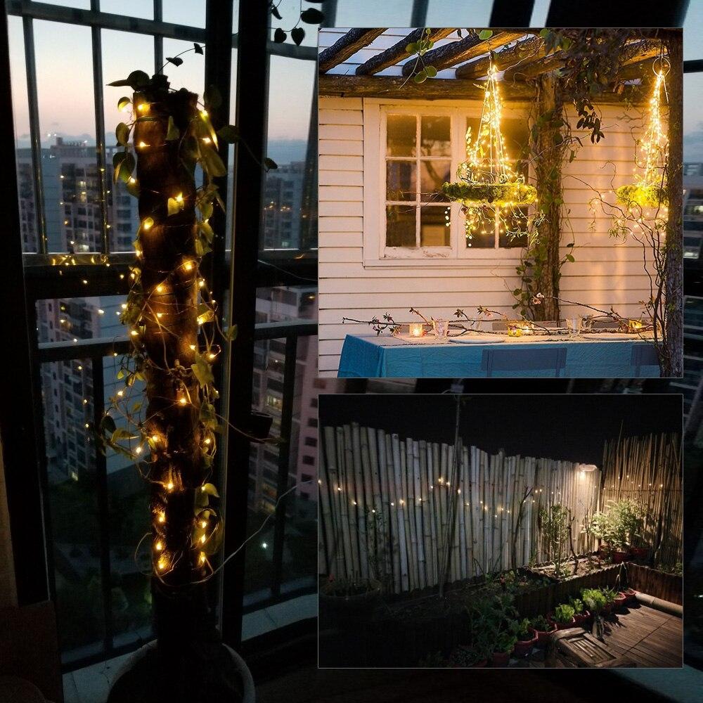 LED Outdoor Solar String Fairy Lights