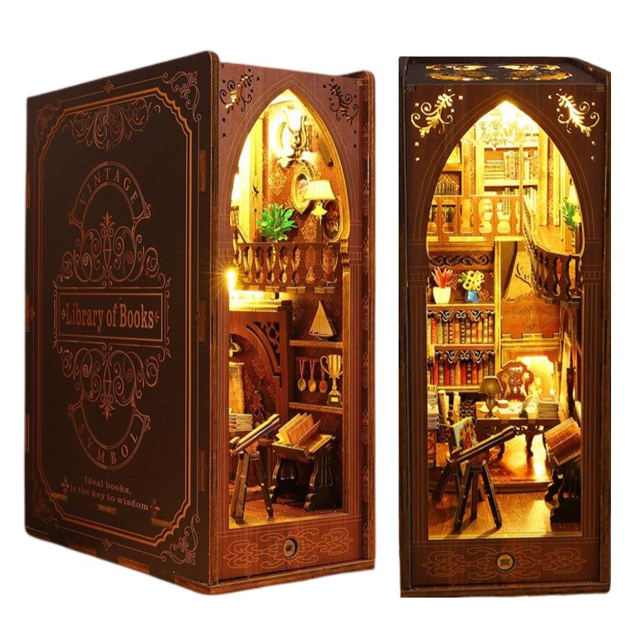 Library of Books | DIY Wooden Book Nook Kit